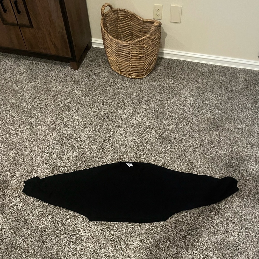 Princess Polly Cropped Black Sweater